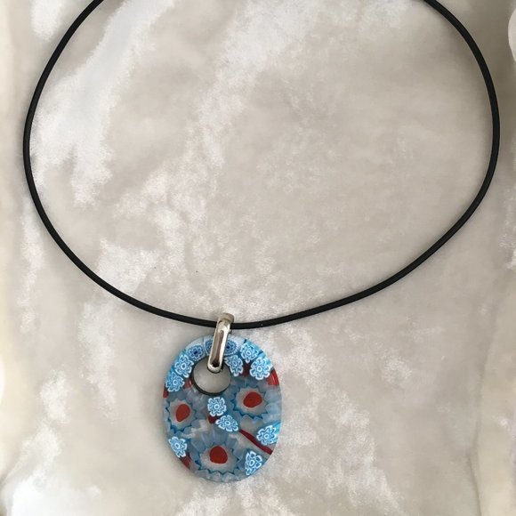 Beautiful unique venetian glass pendant - Picture 2 of 5